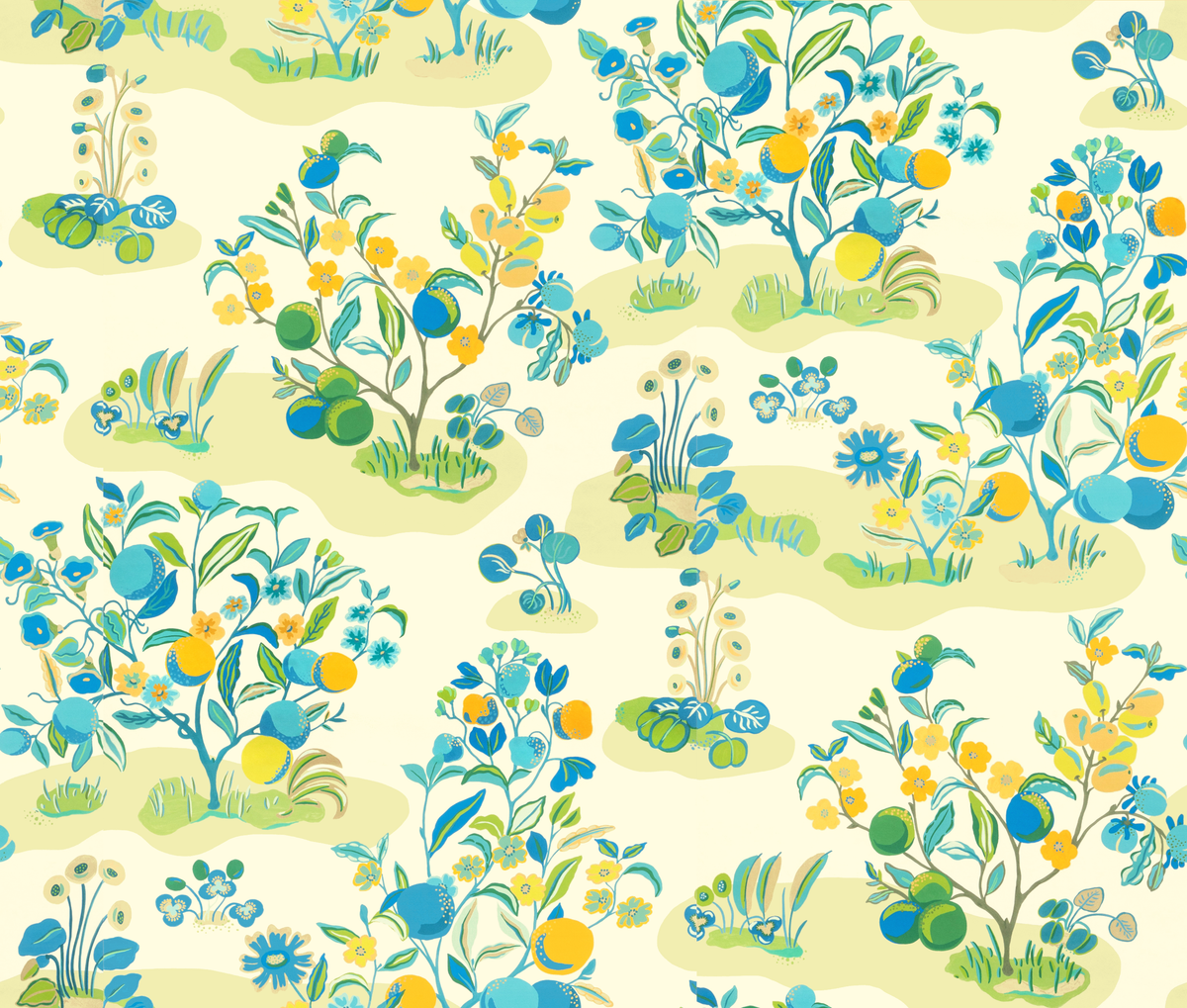 Brunschwig & Fils POMELO MARINE Wallpaper