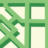 Brunschwig & Fils PAVILION TRELLIS LEAF Wallpaper