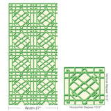 Brunschwig & Fils PAVILION TRELLIS LEAF Wallpaper