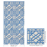 Brunschwig & Fils PAVILION TRELLIS DELFT Wallpaper