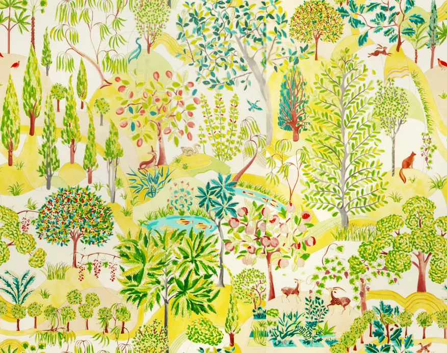 Brunschwig & Fils FOLKLORE LEAF Wallpaper