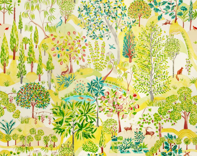 Brunschwig & Fils FOLKLORE LEAF Wallpaper