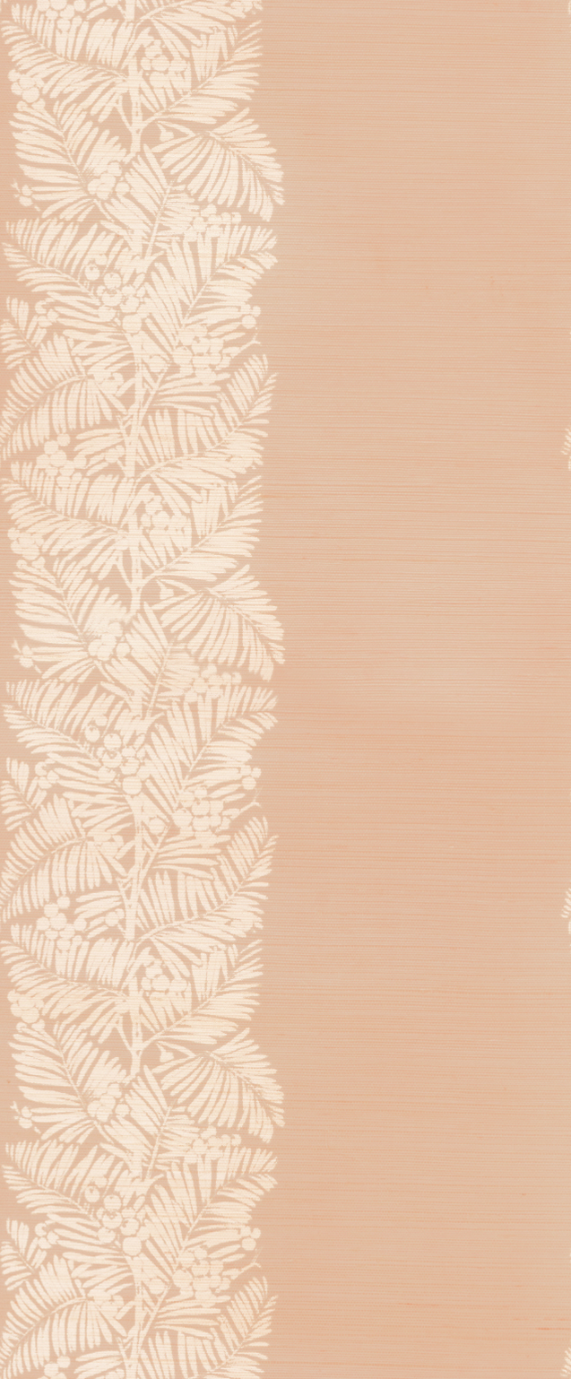 Brunschwig & Fils PALMAR SISAL APRICOT Wallpaper