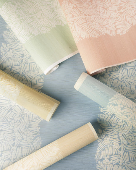 Brunschwig & Fils PALMAR SISAL APRICOT Wallpaper