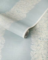 Brunschwig & Fils PALMAR SISAL AQUA Wallpaper
