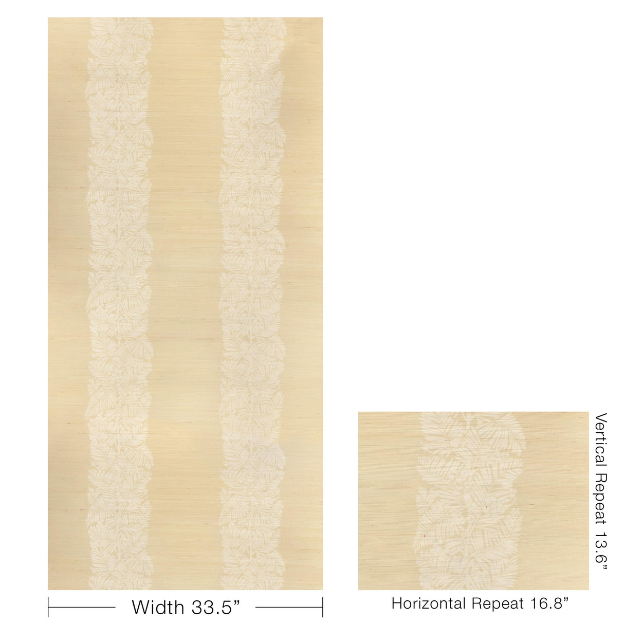 Brunschwig & Fils PALMAR SISAL BEIGE Wallpaper
