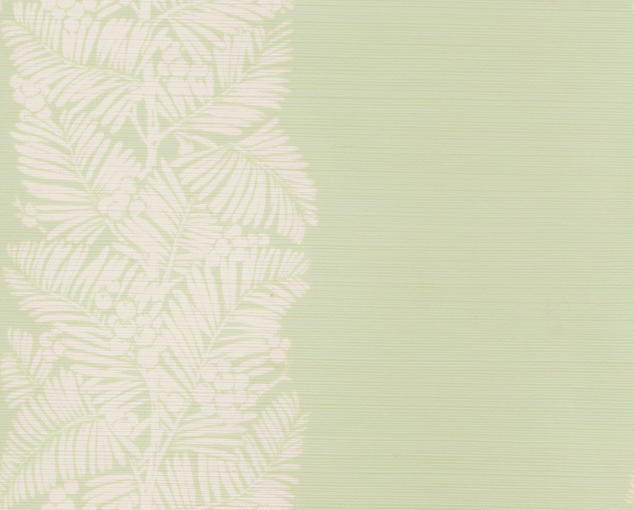 Brunschwig & Fils PALMAR SISAL GREEN Wallpaper