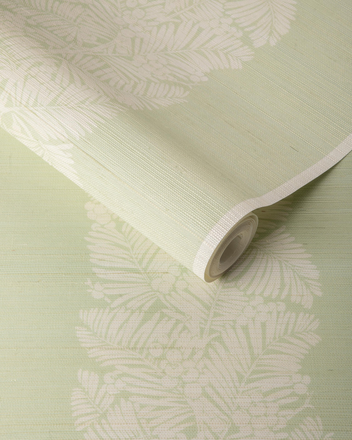 Brunschwig & Fils PALMAR SISAL GREEN Wallpaper