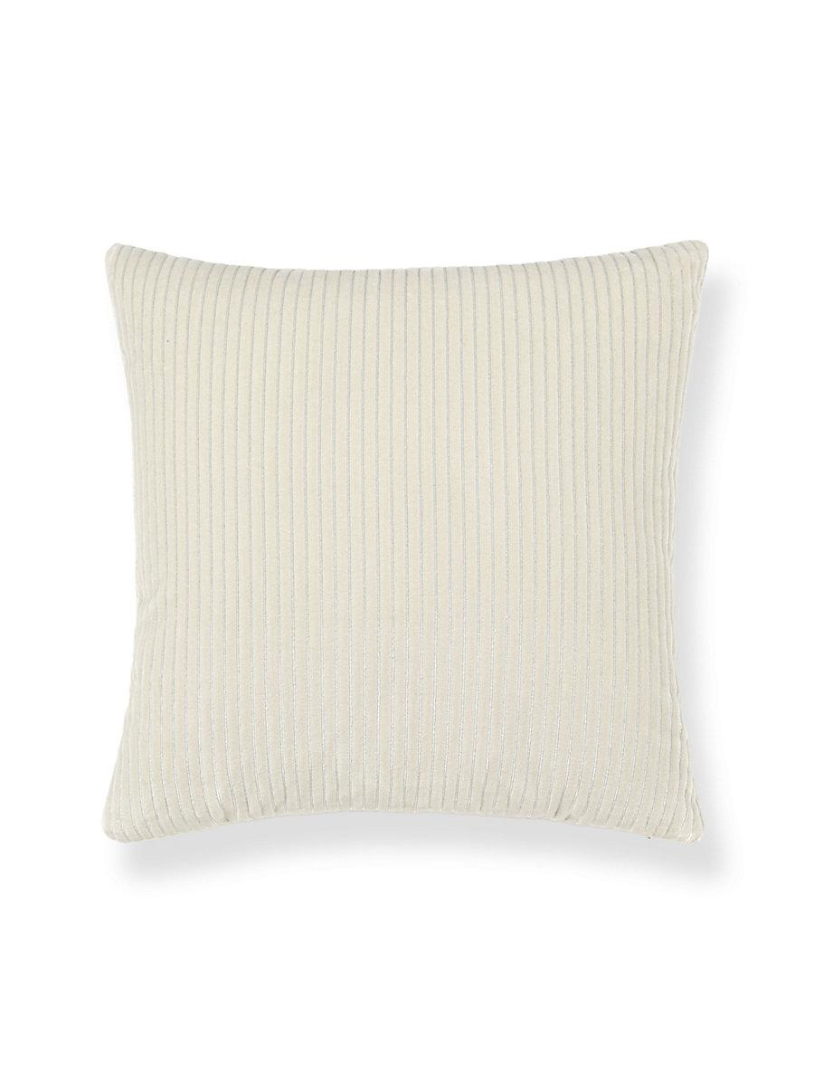 Scalamandre Highlight 22 X 22 - Cream Decorative Pillow