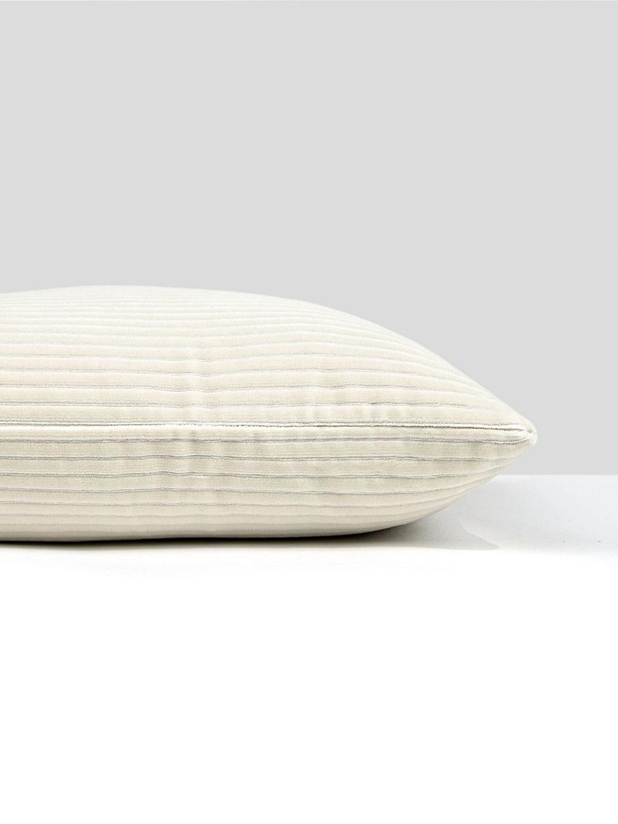 Scalamandre Highlight 22 X 22 - Cream Decorative Pillow