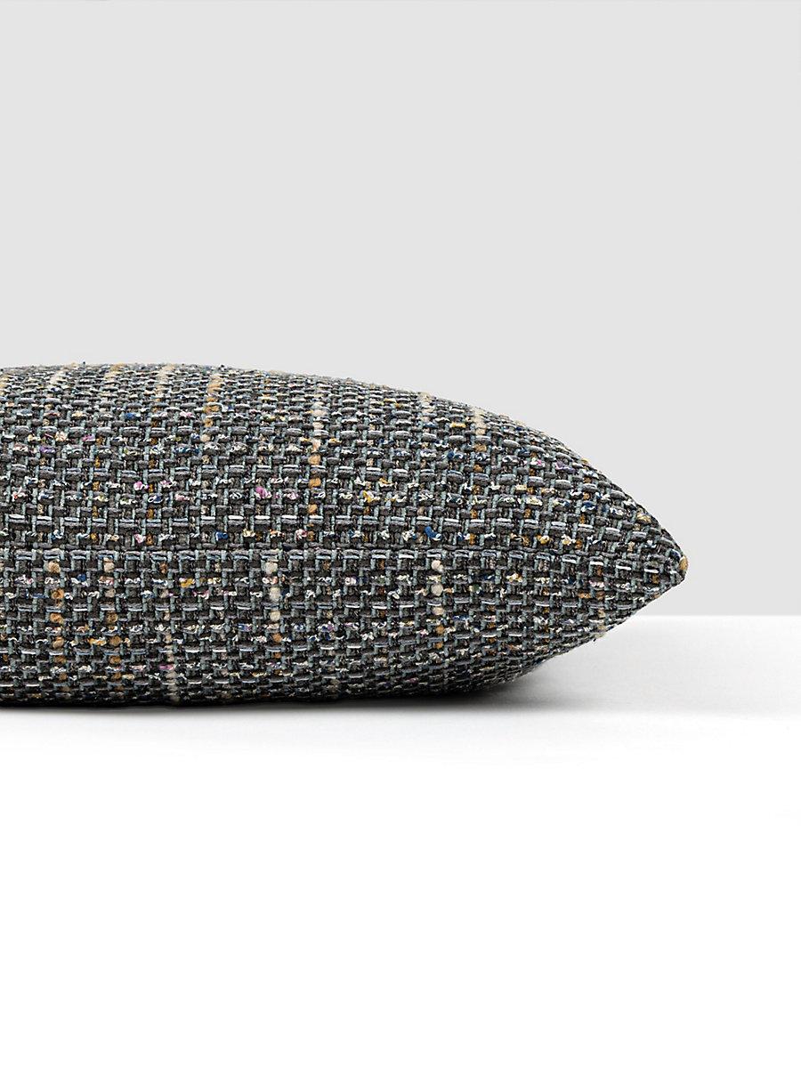 Scalamandre Confetti 22 X 22 - Dark Grey Decorative Pillow