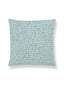 Scalamandre Troya Beach Outdoor 22 X 22 - Turquoise Decorative Pillow