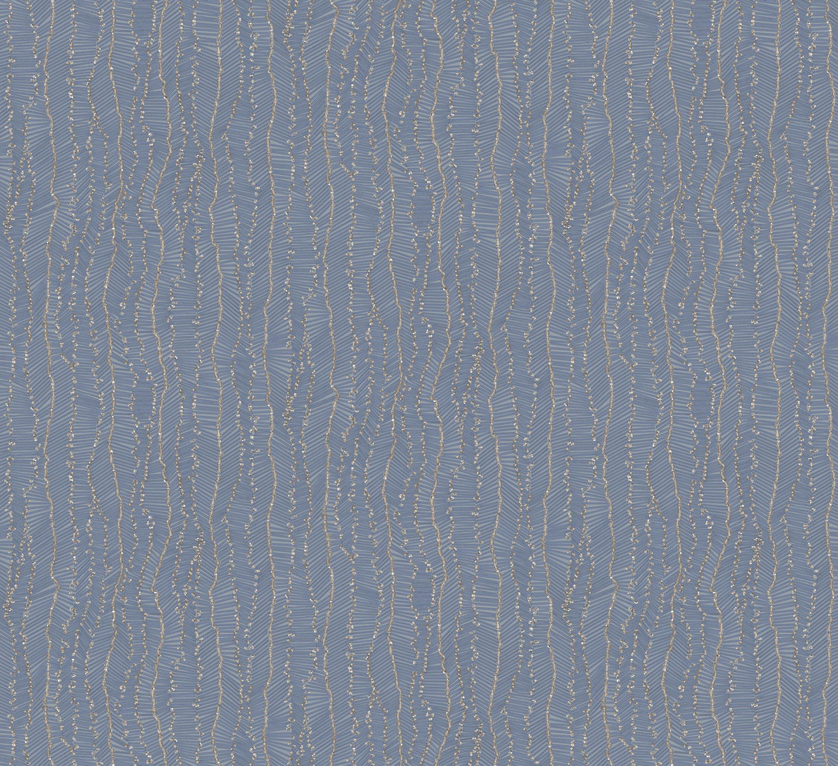 Thibaut BRERA Blue/Gold Wallpaper