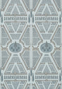 Thibaut PANTELLERIA Beige/Light Blue Wallpaper