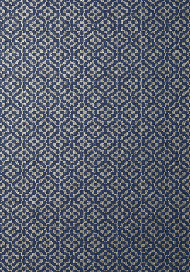 Thibaut MURANO Beige/Light Blue Wallpaper