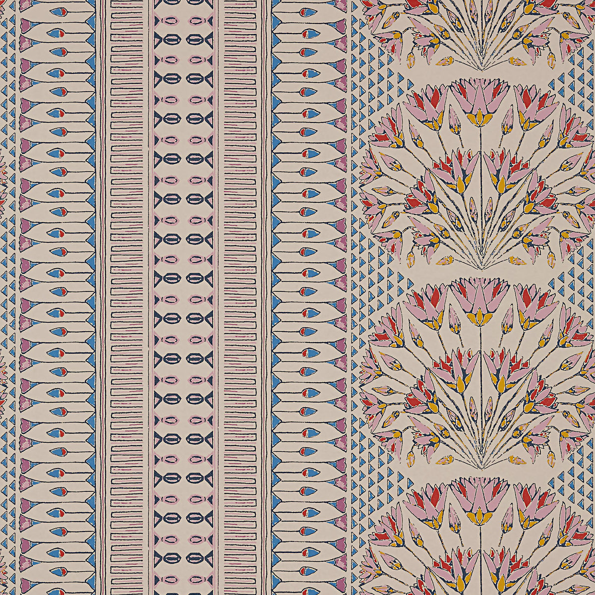 Armani Lipari Grey/Light Blue Wallpaper