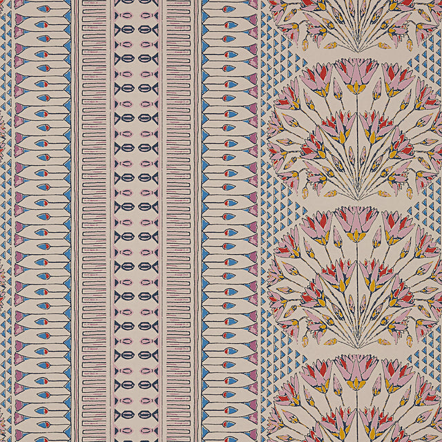 Armani Lipari Grey/Light Blue Wallpaper