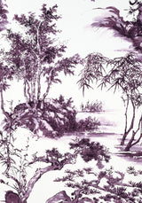 Thibaut SOHO STRIPED Grey/White Wallpaper