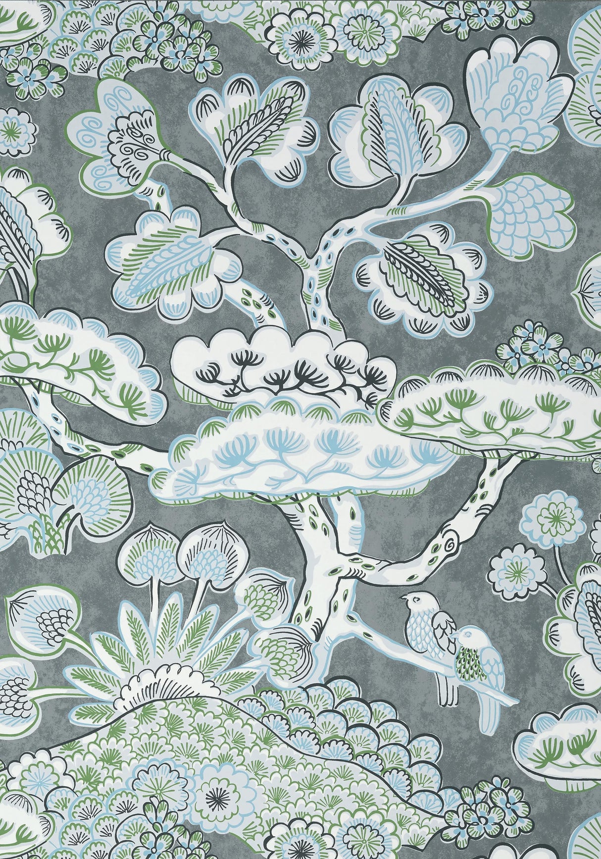 Thibaut NIKKO PLAIN Light Blue Wallpaper