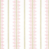 Anna French Fern Stripe Blush Fabric