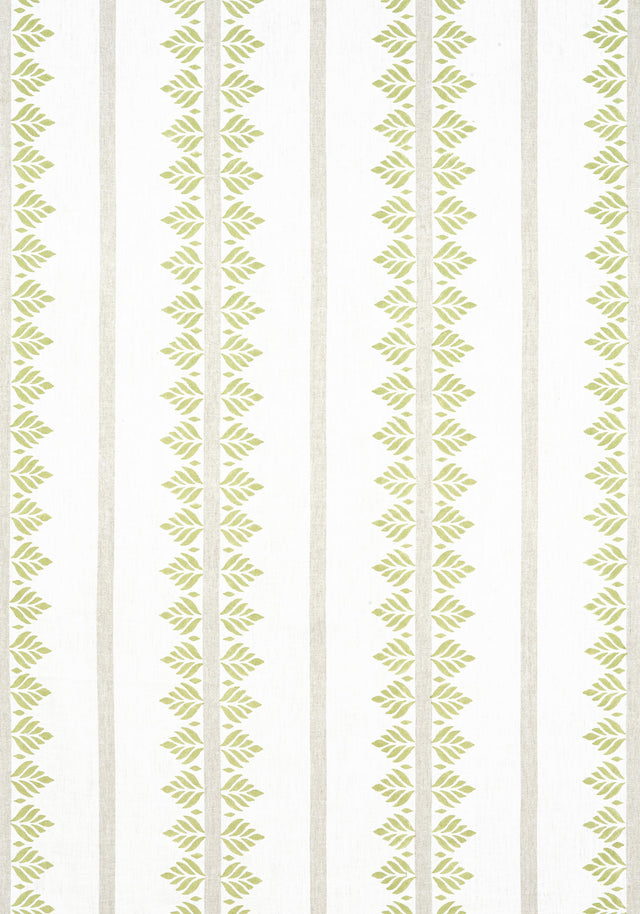 Anna French FERN STRIPE Green Fabric