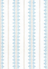 Anna French FERN STRIPE Spa Blue Fabric