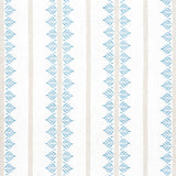 Anna French Fern Stripe Spa Blue Fabric