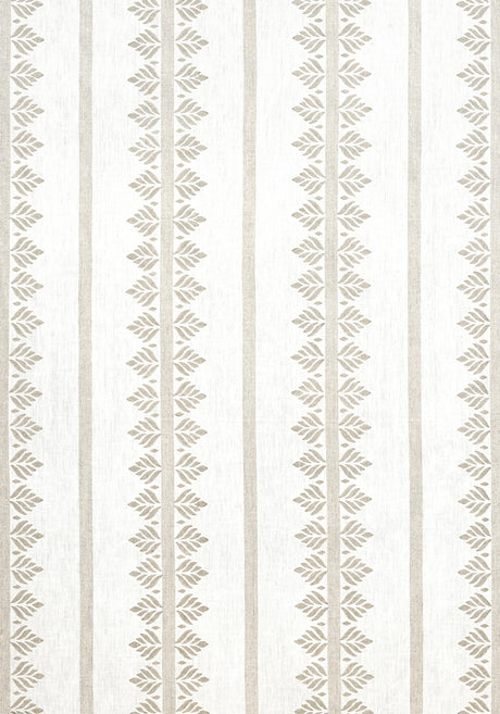 Anna French FERN STRIPE Beige Fabric