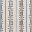 Anna French Fern Stripe Brown And Slate Fabric