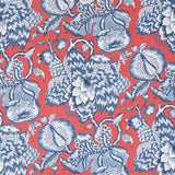 Anna French Westmont Red And Blue Fabric