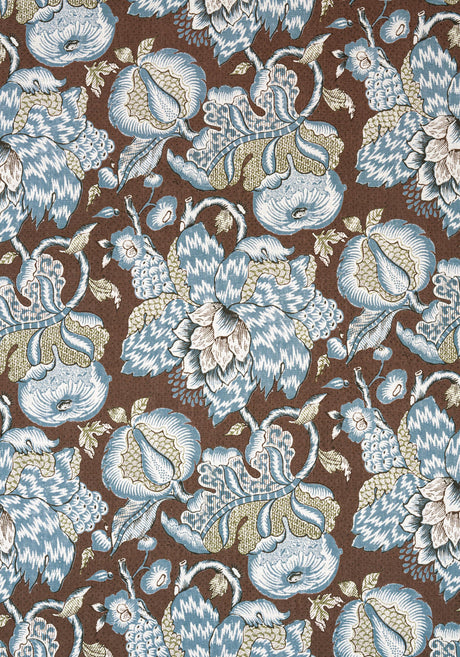 Anna French WESTMONT Brown and Slate Fabric