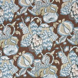 Anna French Westmont Brown And Slate Fabric