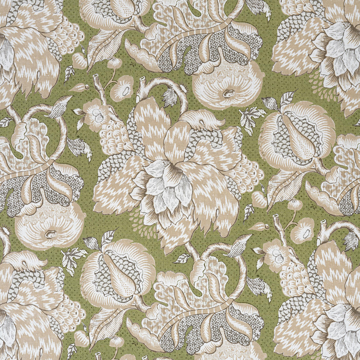 Anna French Westmont Green Fabric