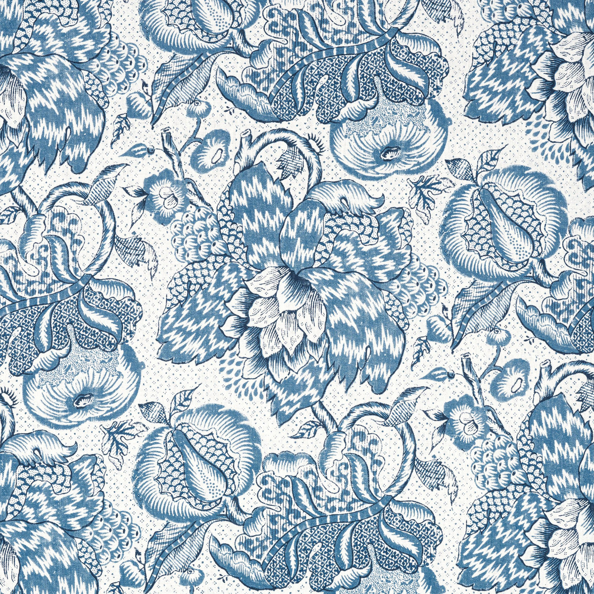 Anna French Westmont Blue Fabric