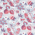 Anna French Indienne Hazel Red And Blue Fabric