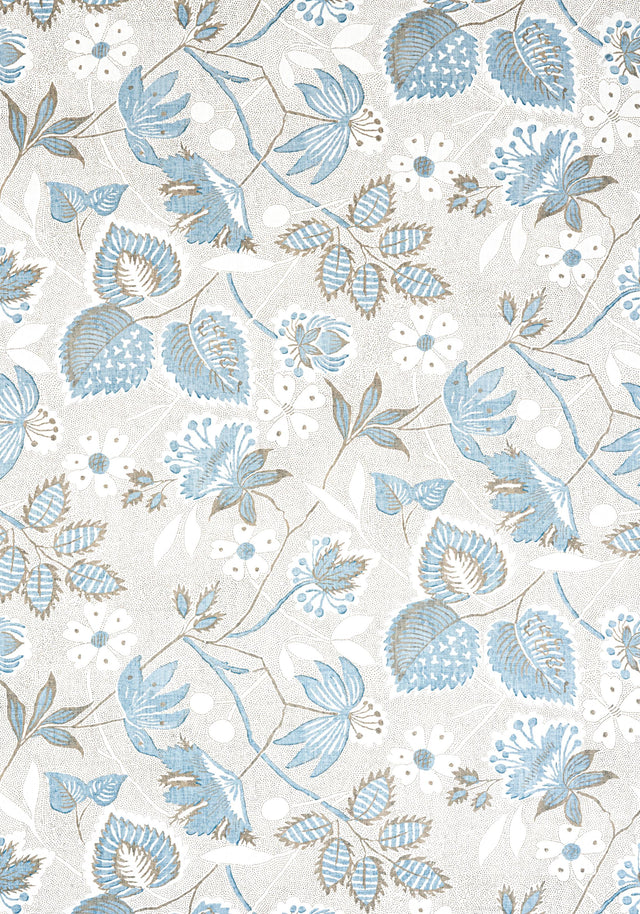 Anna French INDIENNE HAZEL Spa Blue Fabric