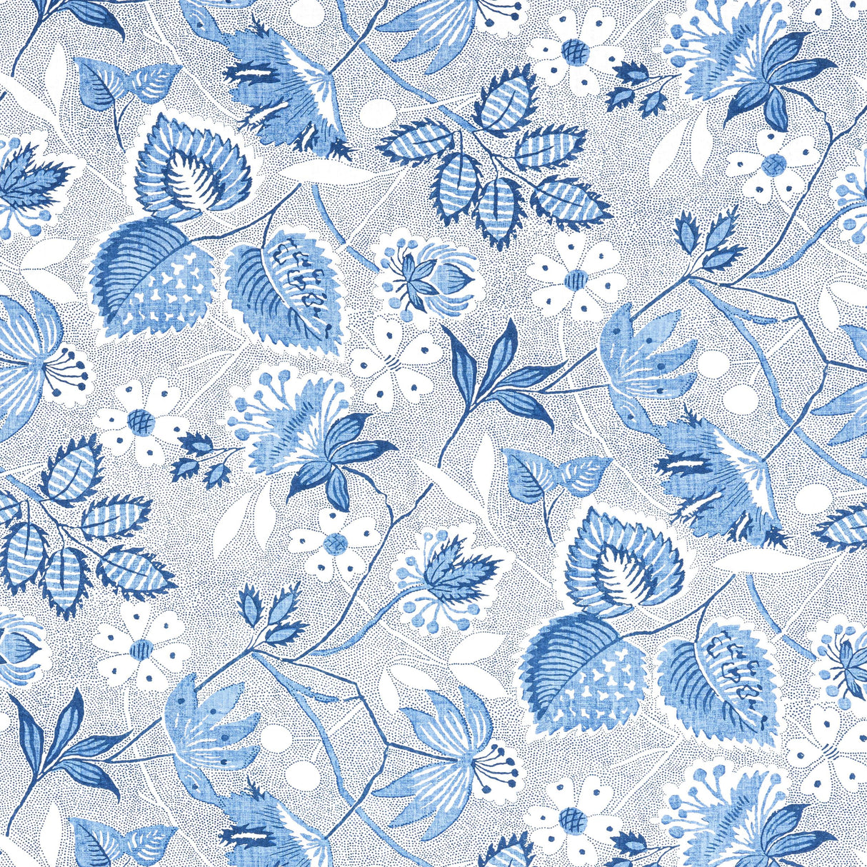 Anna French Indienne Hazel Blue Fabric