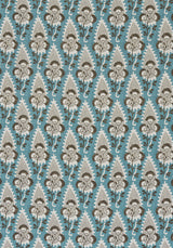 Anna French CORNWALL Brown and Slate Fabric