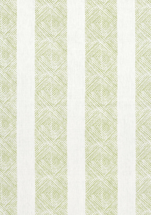 Anna French CLIPPERTON STRIPE Green Fabric