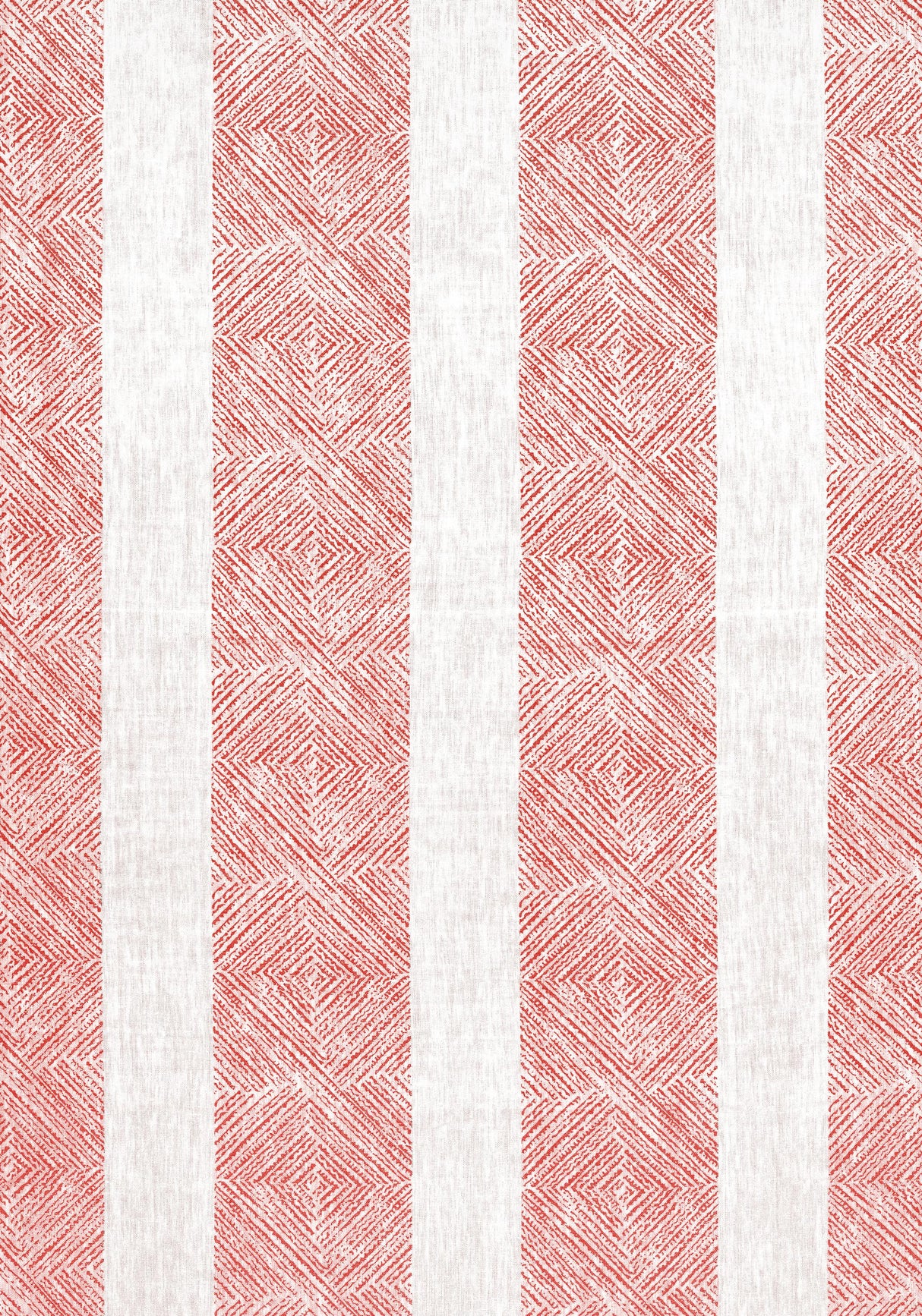 Anna French CLIPPERTON STRIPE Red Fabric