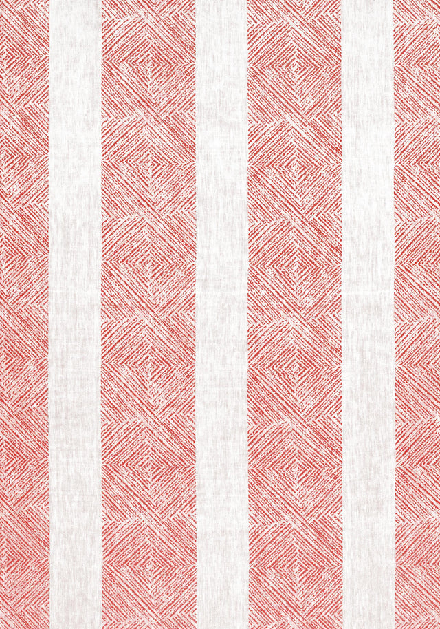 Anna French CLIPPERTON STRIPE Red Fabric