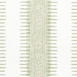 Anna French Javanese Stripe Green And White Fabric