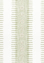 Anna French JAVANESE STRIPE Green and White Fabric