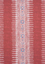 Anna French JAVANESE STRIPE Red Fabric