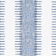 Anna French Javanese Stripe Navy And White Fabric