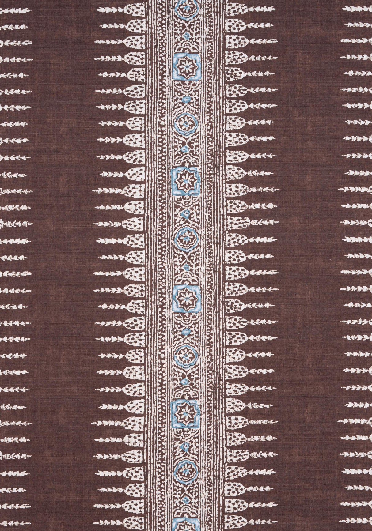 Anna French JAVANESE STRIPE Brown Fabric
