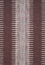 Anna French JAVANESE STRIPE Brown Fabric