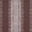 Anna French Javanese Stripe Brown Fabric