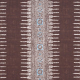Anna French Javanese Stripe Brown Fabric