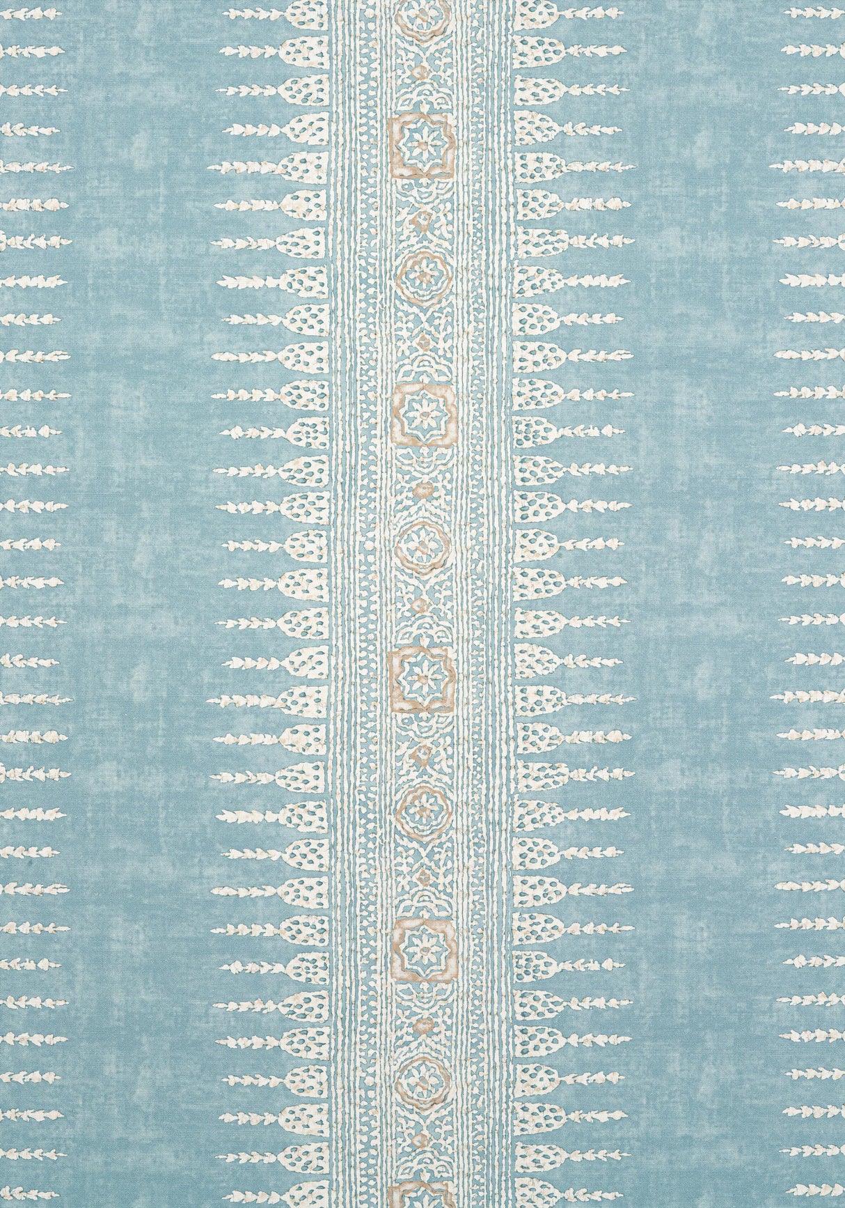 Anna French JAVANESE STRIPE Spa Blue Fabric